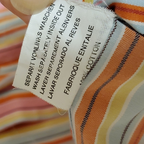 Paul Smith striped button down shirt 15.5 - Picture 9 of 10